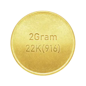 2 gm gold coin